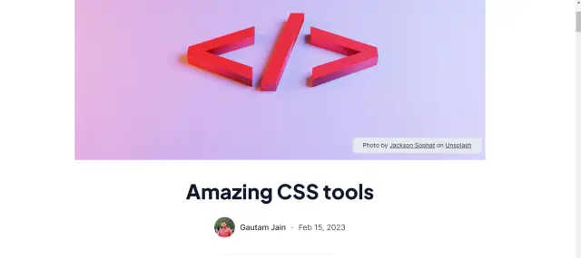 Amazing CSS tools