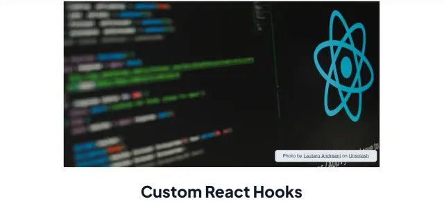 Custom React Hooks